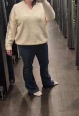 Skirt/ jumper look. Am I too big for it? Or doing it wrong