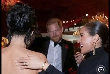 Harry appreciates a red dress ...