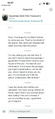 Is this a police job? Threatened by Vinted seller