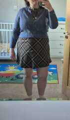 Skirt/ jumper look. Am I too big for it? Or doing it wrong