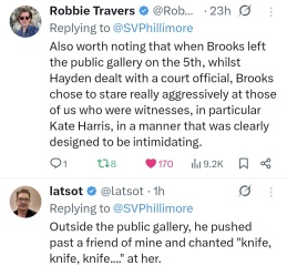 Our Graham looking for some support for his court case on Monday!