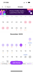 Chemical last month and period a week late