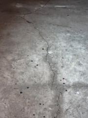 Garage Concrete Floor cracks