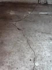 Garage Concrete Floor cracks