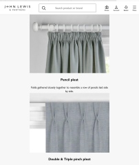 How do you hang up curtains that don't have rings built-in to allow them to be attached to a pole?