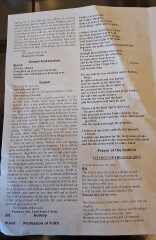 Sharing Sunday services