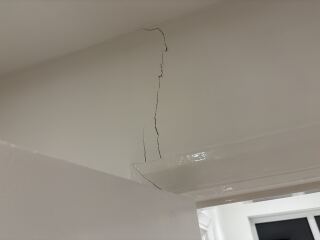 Cracks during box frame installation