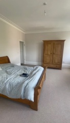 Bedside table help / mixing wood tones