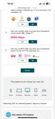 Tv licence ?