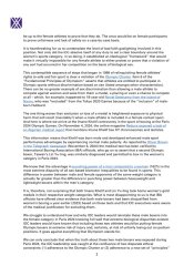 Transgender women to be banned from all female Olympic events