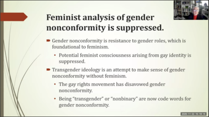 How the LGBT movement, being overtly & covertly a gay male movement set the stage for transgenderism: WDI Webinar