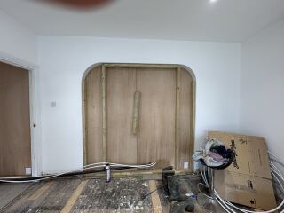 Temporary wall insulation