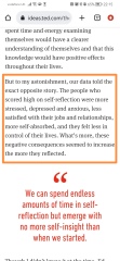 To think therapy culture is turning self-reflection into self-obsession?