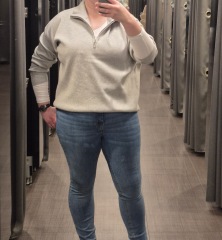 Skirt/ jumper look. Am I too big for it? Or doing it wrong