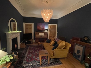 Can you show me dark blue rooms?