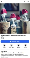 Facebook Christmas handmade tat