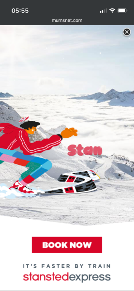 Massive adverts freezing/taking over