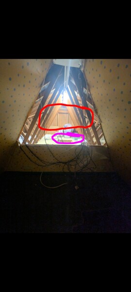 We found a secret room in our house, picture included