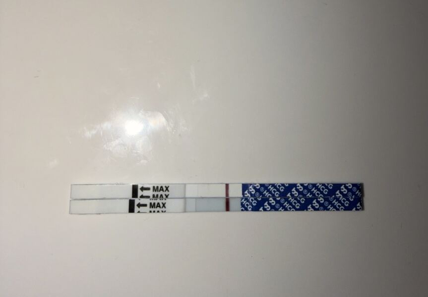 dark ovulation tests 4 days before period?