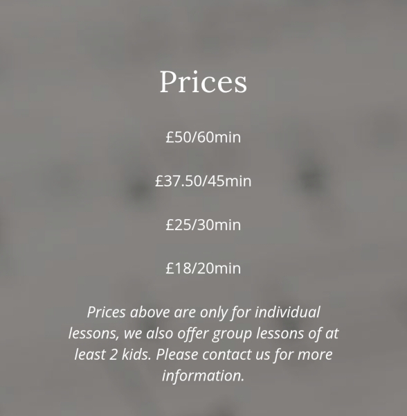 Massive increase in cost for lessons, is this normal?