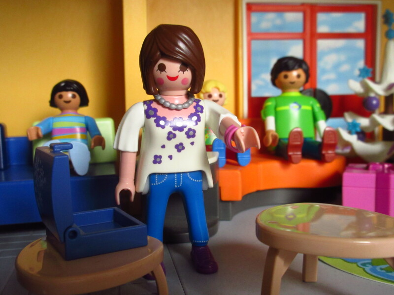 It's advent for the Playmobil people in our house...