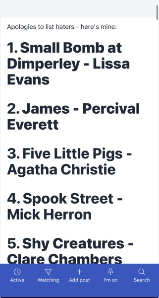 50 Books Challenge 2025 Part Nine