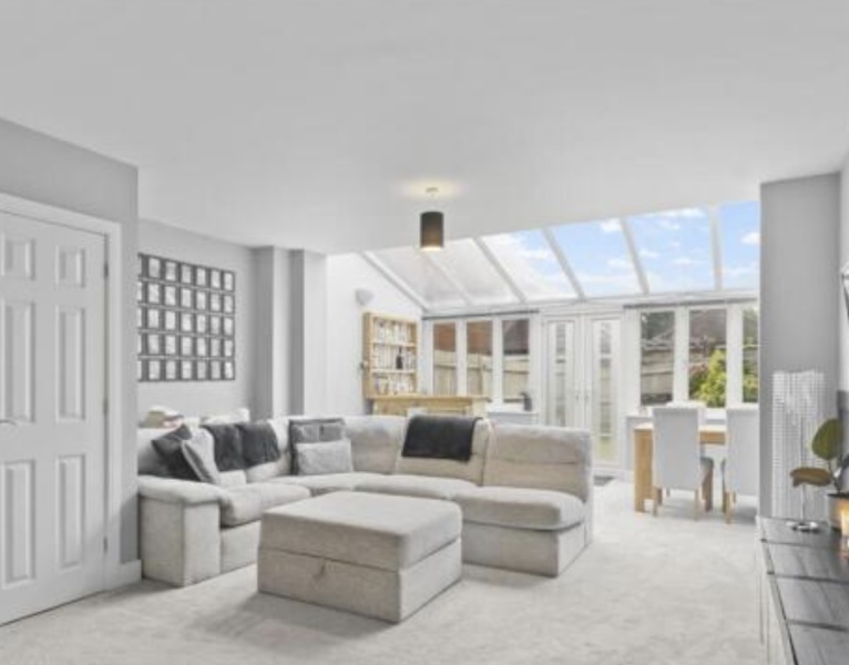 Conservatory extension with missing