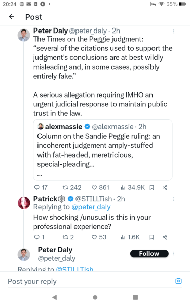 NHS Fife tries to silence nurse - Sandie Peggie vs NHS Fife Health Board and Dr Beth Upton - thread #57