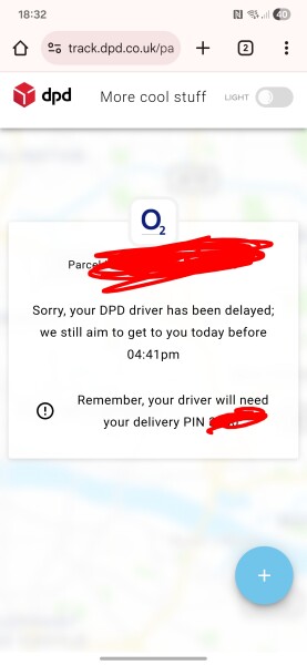 To think that my DPD parcel isnt coming today?