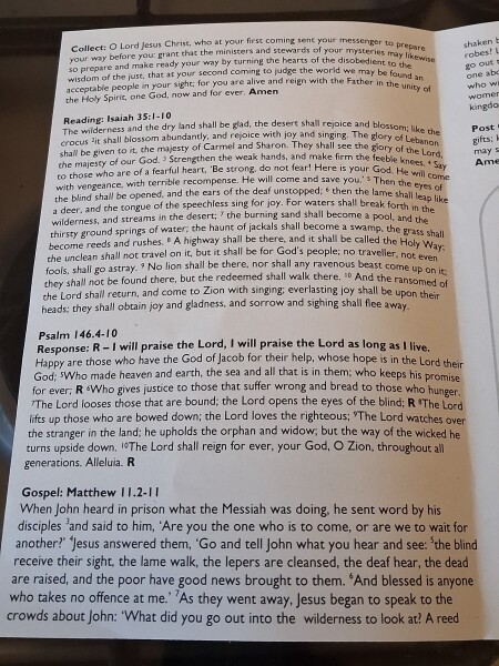 Sharing Sunday services