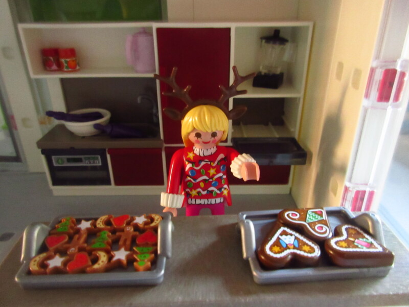 It's advent for the Playmobil people in our house...