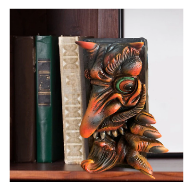 Inappropriate present, hideous bookends and me in drag!!!!