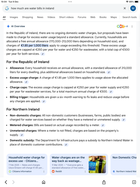 What is your water bill?