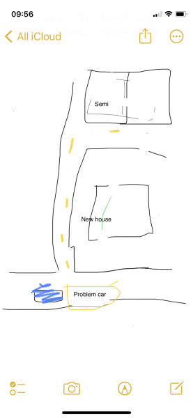 To request a new double yellow line?