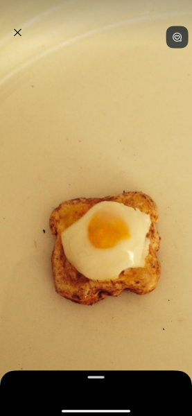 To ask if this is the most perfectly cooked fried egg you've ever seen?