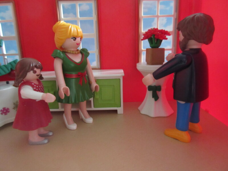 It's advent for the Playmobil people in our house...