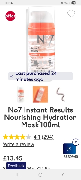What mask makes your skin look instantly better?