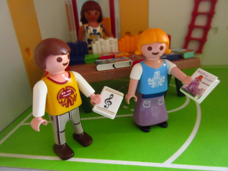 It's advent for the Playmobil people in our house...
