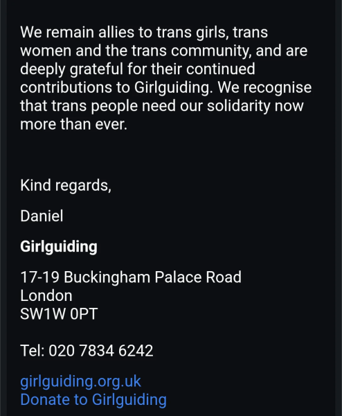 Girl Guides existing members