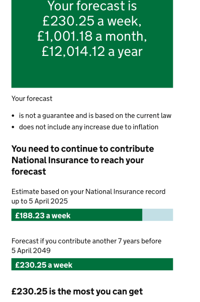 National Insurance Credits after Children hit 12 years old, what’s have you done about this ?