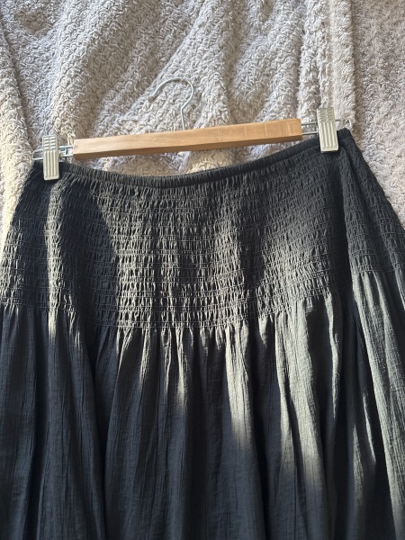 Tulle skirt with flattering waistband