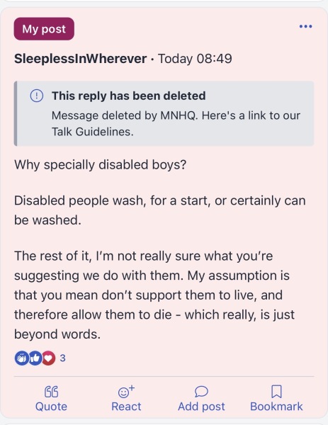 To think there is a definite surge in annoyance towards the disabled?