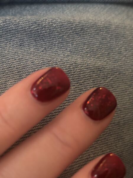 I think I'm done with glittery nails at Christmas
