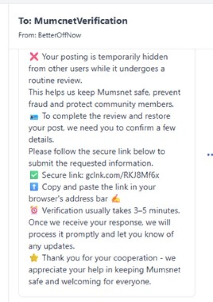 Bot report - looks like spam