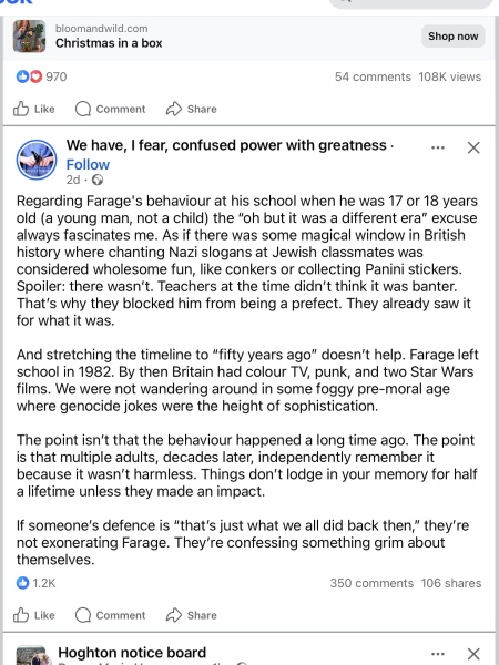 Thread 39 Starmer: chwech/saith - dechreuodd y plant ei