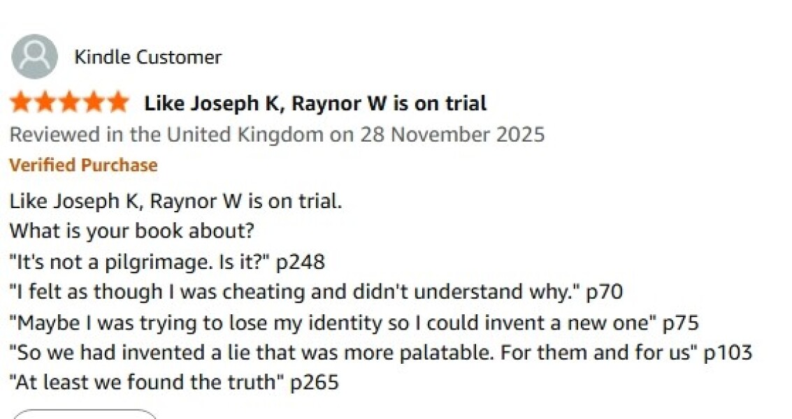 Thread 19: To feel disappointed after reading this in The Observer about the author and her husband from The Salt Path book and film?
