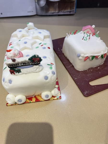 Christmas cakes! Come and show me yours.
