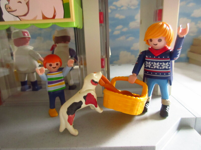 It's advent for the Playmobil people in our house...