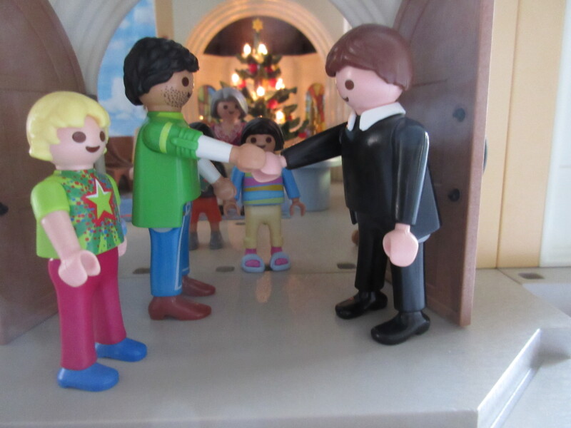 It's advent for the Playmobil people in our house...