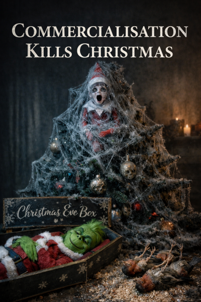 Did anyone do a shrouded / veiled Christmas tree this year?